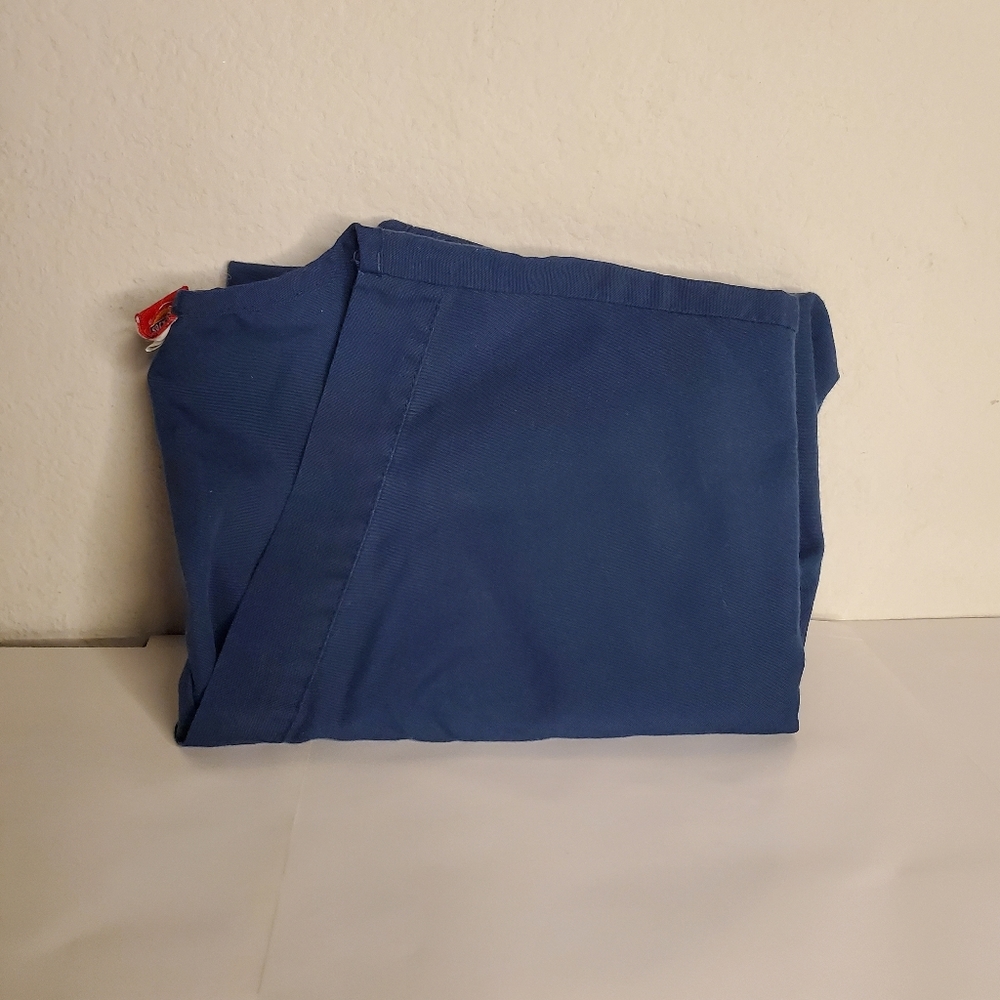 Dickies Gen Flex Mock Wrap Blue Scrub Top Size  Large
